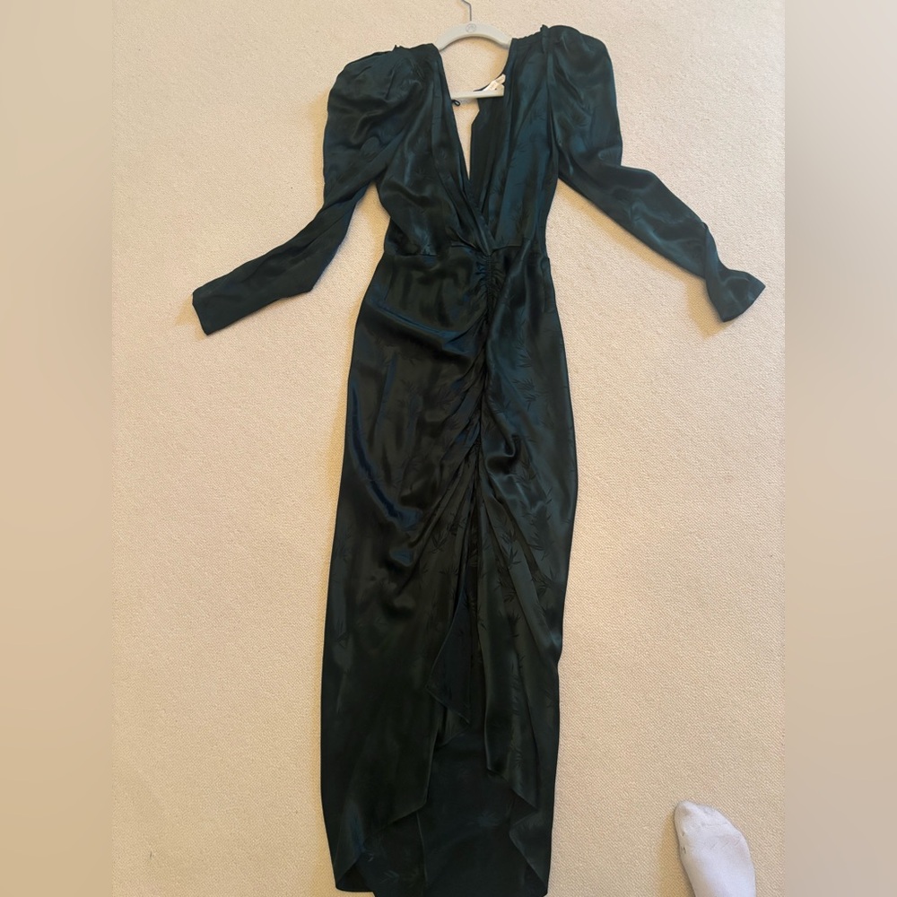 Ronny Kobo Dress - Forrest Green, Size M